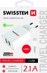 Swissten 22053000 цена и информация | Зарядные устройства для телефонов | kaup24.ee