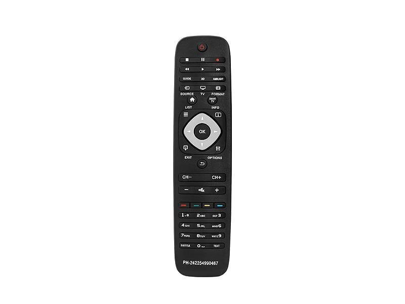 HQ LXP00467 PHILIPS TV remote control LCD / LED Black hind ja info | Smart TV tarvikud | kaup24.ee