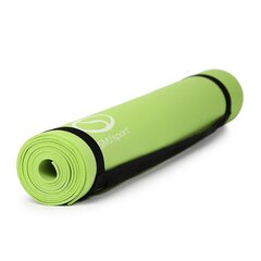 Joogamatt SMJ Yoga Mat, 173x61x0,3 cm, roheline цена и информация | Коврики для йоги, фитнеса | kaup24.ee