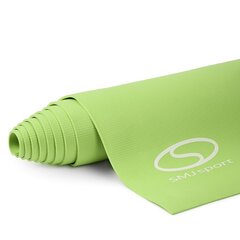 Joogamatt SMJ Yoga Mat, 173x61x0,3 cm, roheline hind ja info | Joogamatid | kaup24.ee