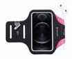 Swissten Armbag Case for phones up to 7 inches Pink цена и информация | Mobiiltelefonide hoidjad | kaup24.ee