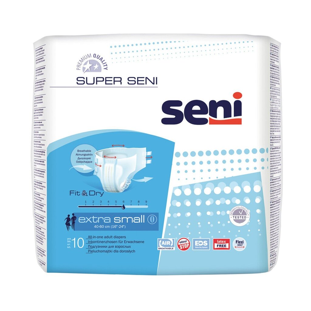 Подгузники SENI Super extra small, 10 шт. цена | kaup24.ee