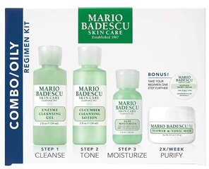 Набор для ухода за кожей лица Mario Badescu The Regimen Set C/O цена и информация | Аппараты для ухода за лицом | kaup24.ee