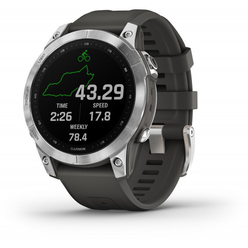 Garmin fēnix® 7 Silver/Graphite 47mm. hind ja info | Nutikellad (smartwatch) | kaup24.ee