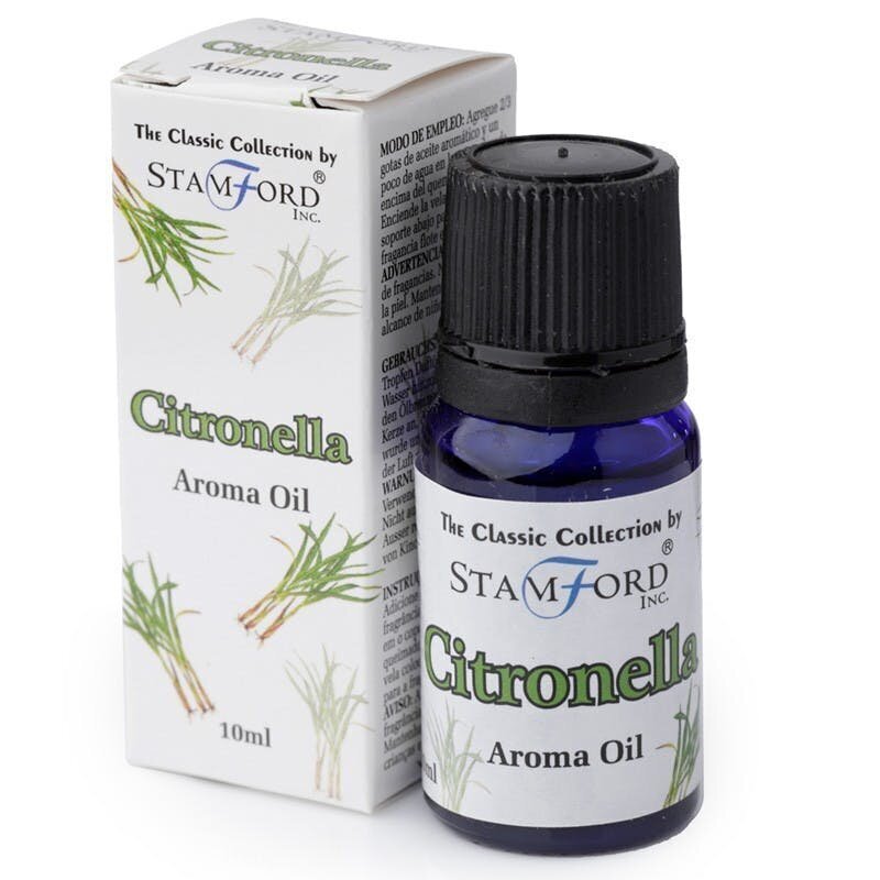 Eeterlik õli Stamford - Citronella, 10 ml цена и информация | Eeterlikud ja kosmeetilised õlid | kaup24.ee