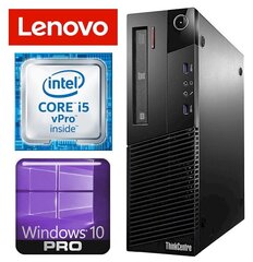 Lenovo M83 SFF i5-4460 16GB 240SSD+1TB GT1030 2GB WIN10PRO/W7P [refurbished] цена и информация | Стационарные компьютеры | kaup24.ee