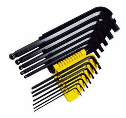 Kuuskantvõtmete komplekt Stanley Hex L 1/16-5/16", 12 tk цена и информация | Механические инструменты | kaup24.ee