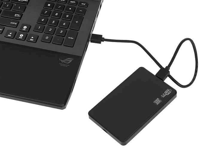 Fusion 2,5" välise kõvaketta korpus SATA III / USB 3.0 must цена и информация | Välised kõvakettad (SSD, HDD) | kaup24.ee