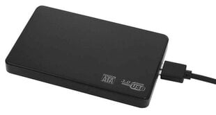 Корпус внешнего жесткого диска Fusion 2,5" SATA III / USB 3.0 черный цена и информация | Жёсткие диски (SSD, HDD) | kaup24.ee