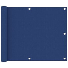 vidaXL rõdusirm, sinine, 75 x 400 cm, oxford-kangas hind ja info | Päikesevarjud, markiisid ja alused | kaup24.ee