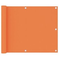 vidaXL rõdusirm, oranž, 75 x 400 cm, oxford-kangas hind ja info | Päikesevarjud, markiisid ja alused | kaup24.ee