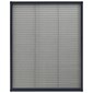 vidaXL plisseeritud putukavõrk aknale alumiinium antratsiit 60x80 cm цена и информация | Sääsevõrgud, putukavõrgud | kaup24.ee
