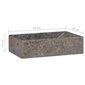 vidaXL valamu, hall, 45x30x12 cm marmor hind ja info | Kraanikausid, valamud | kaup24.ee