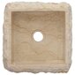 vidaXL valamu, kreemjas, 30x30x13 cm, marmor цена и информация | Kraanikausid, valamud | kaup24.ee
