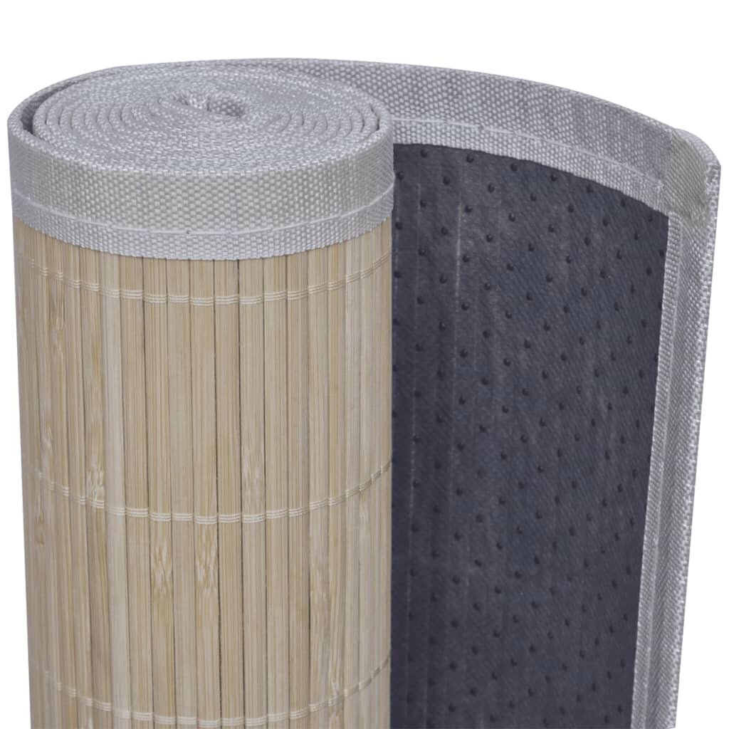 vidaXL kandilised naturaalsest bambusest vaibad, 2 tk, 120x180 cm цена и информация | Vaibad | kaup24.ee