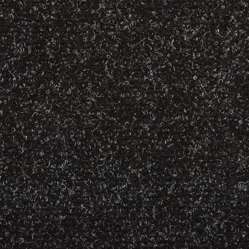 Trepimatid 5 tk, must, 65 x 25 cm hind ja info | Vaibad | kaup24.ee