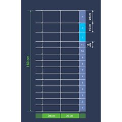 vidaXL piirdeaed, tsingitud teras, 50 x 1,6 m, hõbedane цена и информация | Заборы и принадлежности к ним | kaup24.ee