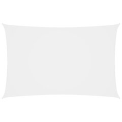 vidaXL oxford-kangast päikesepuri, ristkülikukujuline, 5 x 8 m, valge цена и информация | Зонты, маркизы, стойки | kaup24.ee