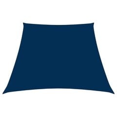 vidaXL oxford-kangast päikesepuri trapets, 4/5 x 3 m, sinine цена и информация | Зонты, маркизы, стойки | kaup24.ee