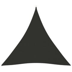 vidaXL oxford-kangast päikesepuri, kolmnurk, 3 x 3 x 3 m, antratsiit цена и информация | Зонты, маркизы, стойки | kaup24.ee