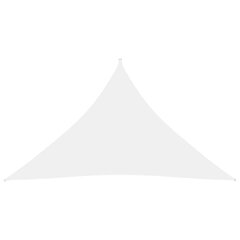 vidaXL päikesepuri, kolmnurk, 2,5 x 2,5 x 3,5 m, valge цена и информация | Зонты, маркизы, стойки | kaup24.ee