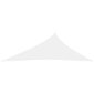 vidaXL oxford-kangast päikesepuri kolmnurkne 4 x 5 x 6,4 m valge цена и информация | Päikesevarjud, markiisid ja alused | kaup24.ee