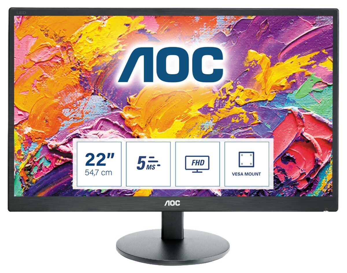 AOC E2270SWDN hind ja info | Monitorid | kaup24.ee