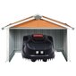 vidaXL Garden robotniiduki garaaž, pruun, 92x97x63cm, teras hind ja info | Aiatööriistade lisatarvikud | kaup24.ee