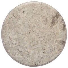 vidaXL lauaplaat, hall, Ø 50 x 2,5 cm, marmor hind ja info | Lauaplaadid | kaup24.ee