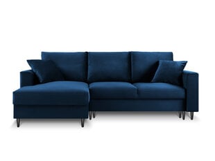 Pehme nurgadiivan Mazzini Sofas Cartadera, sinine/must цена и информация | Угловые диваны | kaup24.ee