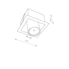 Nowodvorski Lighting varjatud laevalgusti Eye Mod Black I 8937 hind ja info | Laelambid | kaup24.ee