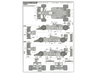 Fujimi - Ferrari F1-87/88C, 1/20, 09198 hind ja info | Klotsid ja konstruktorid | kaup24.ee