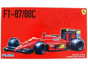 Сборная пластиковая модель Fujimi - Ferrari F1-87/88C, 1/20, 09198 цена и информация | Конструкторы и кубики | kaup24.ee