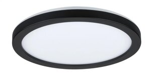 Paulmann LED Panel Atria Shine ümmargune 190mm 4000K Must hind ja info | Süvistatavad ja LED valgustid | kaup24.ee