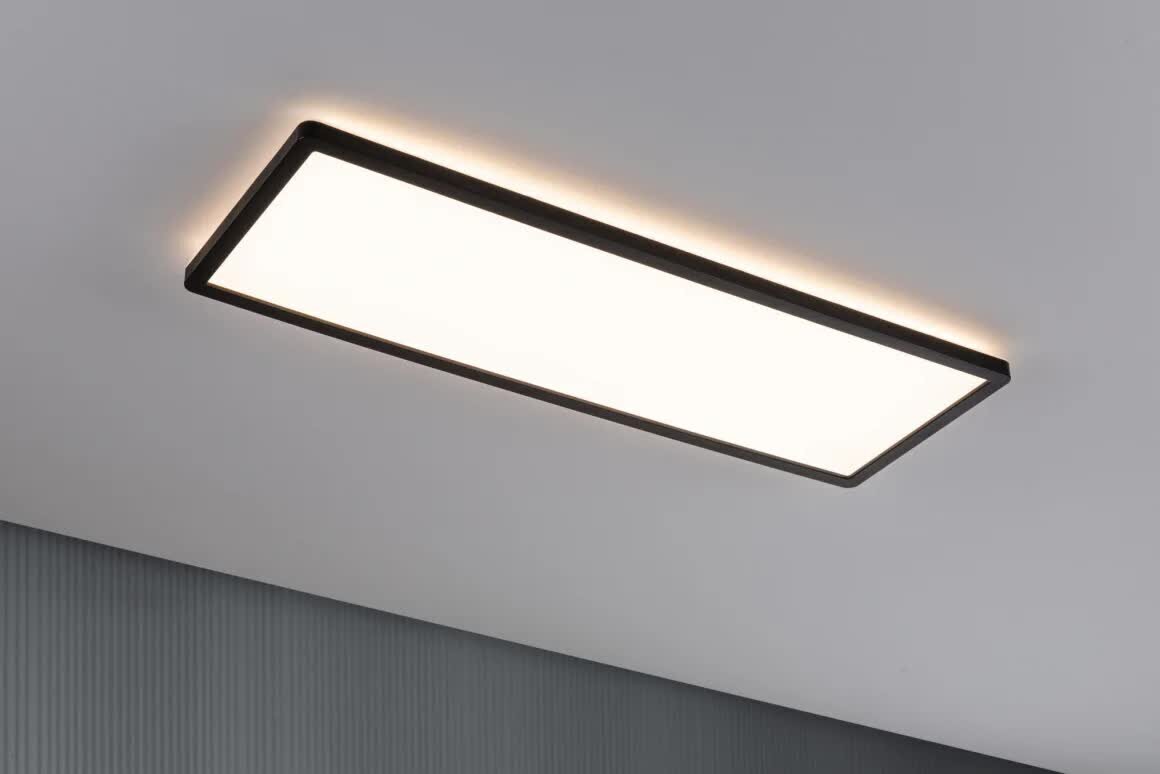 Paulmann LED Panel Atria Shine 3-Step-Dim ristkülik 580x200mm 3000K Must цена и информация | Süvistatavad ja LED valgustid | kaup24.ee