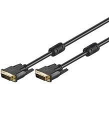 GB DVI CABLE 1.8M, DVI-D-DVI-D, DUAL-LINK 24+1 PIN цена и информация | Кабели и провода | kaup24.ee