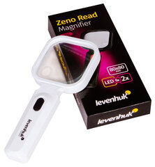 Лупа Levenhuk Zeno Read ZR10, белая цена и информация | Канцелярские товары | kaup24.ee