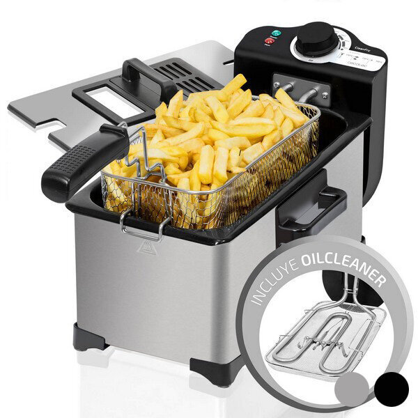 Fritüür Cecotec Cleanfry 3 L 2000W: Värvus - Must hind ja info | Fritüürid, kuumaõhufritüürid | kaup24.ee