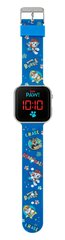 PAW PATROL Дигитальные часы с силиконовым ремешком, синий цена и информация | Аксессуары для детей | kaup24.ee