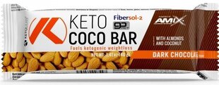 Amix Nutrition KetoLean® Keto goBHB® Coco batoon 40 g - tume šokolaad hind ja info | Batoonid | kaup24.ee