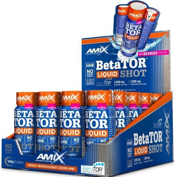 Amix Nutrition BetaTOR® Liquid SHOT 20 x 60 ml hind ja info | Vitamiinid, toidulisandid, preparaadid tervise heaoluks | kaup24.ee