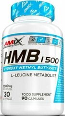 Amix Nutrition HMB 1500 mg Performance 90 kapslit hind ja info | Vitamiinid, toidulisandid, preparaadid tervise heaoluks | kaup24.ee