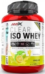 Пищевая добавка с подсластителем и ароматизатором Amix Nutrition Clear Iso Whey, 1 кг цена и информация | Витамины, пищевые добавки, препараты для хорошего самочувствия | kaup24.ee