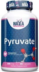 Haya Labs Püruvaat 500 mg 90 kapslit hind ja info | Vitamiinid, toidulisandid, preparaadid tervise heaoluks | kaup24.ee