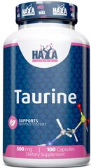 Haya Labs Tauriin 500 mg 100 kapslit hind ja info | Vitamiinid, toidulisandid, preparaadid tervise heaoluks | kaup24.ee