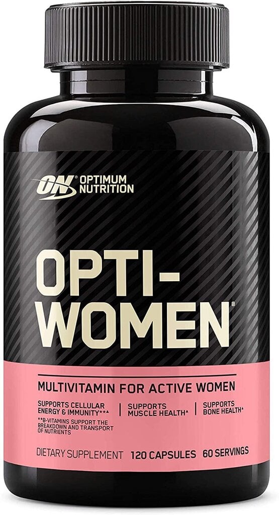 Optimum Nutrition Optiwomen 120 caps hind ja info | Vitamiinid, toidulisandid, preparaadid tervise heaoluks | kaup24.ee