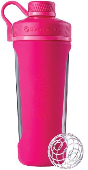 Blender Bottle Radian Glass 820 ml - klaasist šeiker - roosa цена и информация | Joogipudelid | kaup24.ee