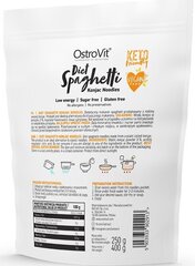 Ostrovit Diet Spaghetti konjac nuudlid 400 g hind ja info | Vitamiinid, toidulisandid, preparaadid tervise heaoluks | kaup24.ee