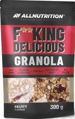 AllNutrition F**KING DELICIOUS Granola 300 g - puuviljane цена и информация | Функциональные продукты питания (суперфуд) | kaup24.ee