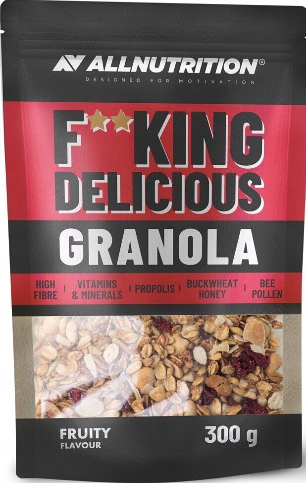 AllNutrition F**KING DELICIOUS Granola 300 g - puuviljane hind ja info | Supertoit | kaup24.ee